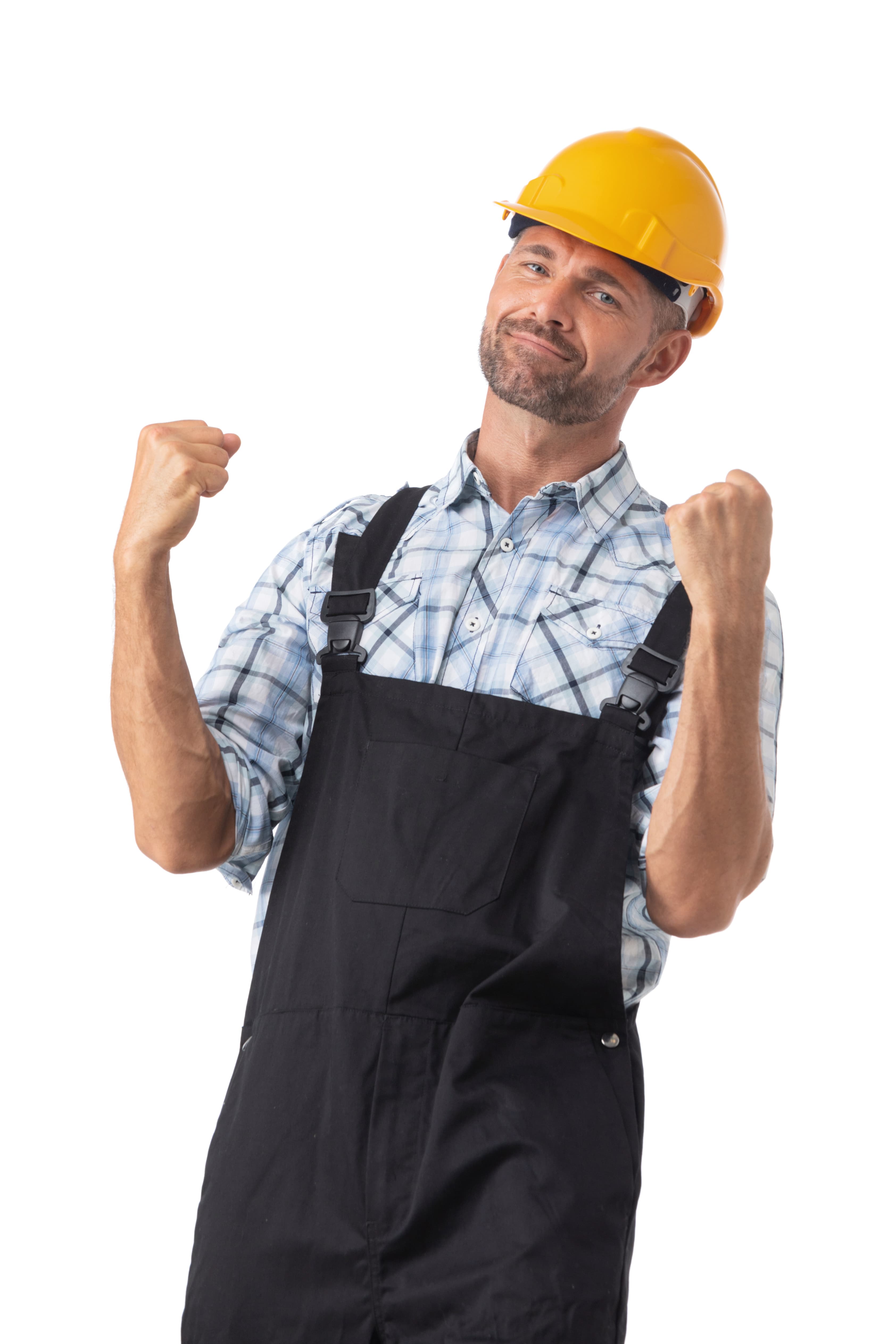 Victory and achievement - the winning moment